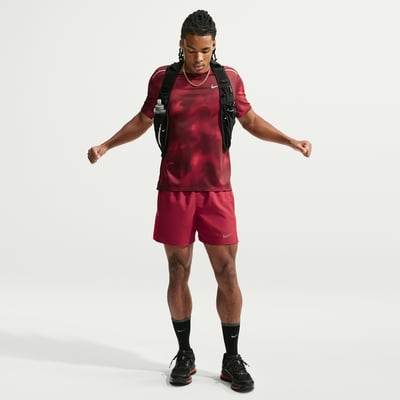 Pantalones cortos Nike Miler Dri-FIT 2-in-1 5" "Tough Red & Sport Red" | Hombre | Correr | 01 | SPORTSHOWROOM