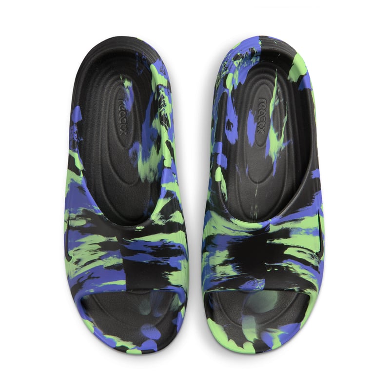 Nike ReactX Rejuven8 SE Slides sneakers "Black & Lime Blast" | Herre | Sportstyle | 05 | SPORTSHOWROOM