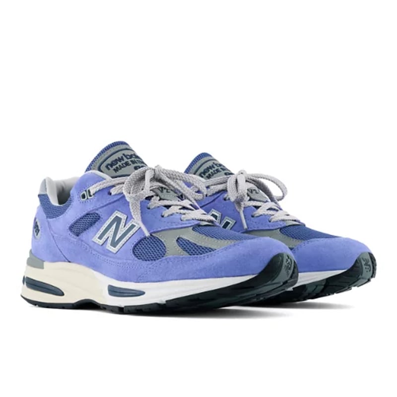 New Balance 991v2 Made in UK Summer Brights sneakerit "Baja Blue & Moon Mist" | Miehet & Naiset | Sportstyle | 02 | SPORTSHOWROOM