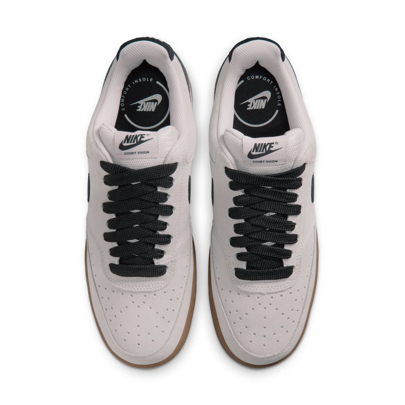 Nike Court Vision Low FL sneakers "Vast Grey & Black" | Heren | Sportstyle | 04 | SPORTSHOWROOM