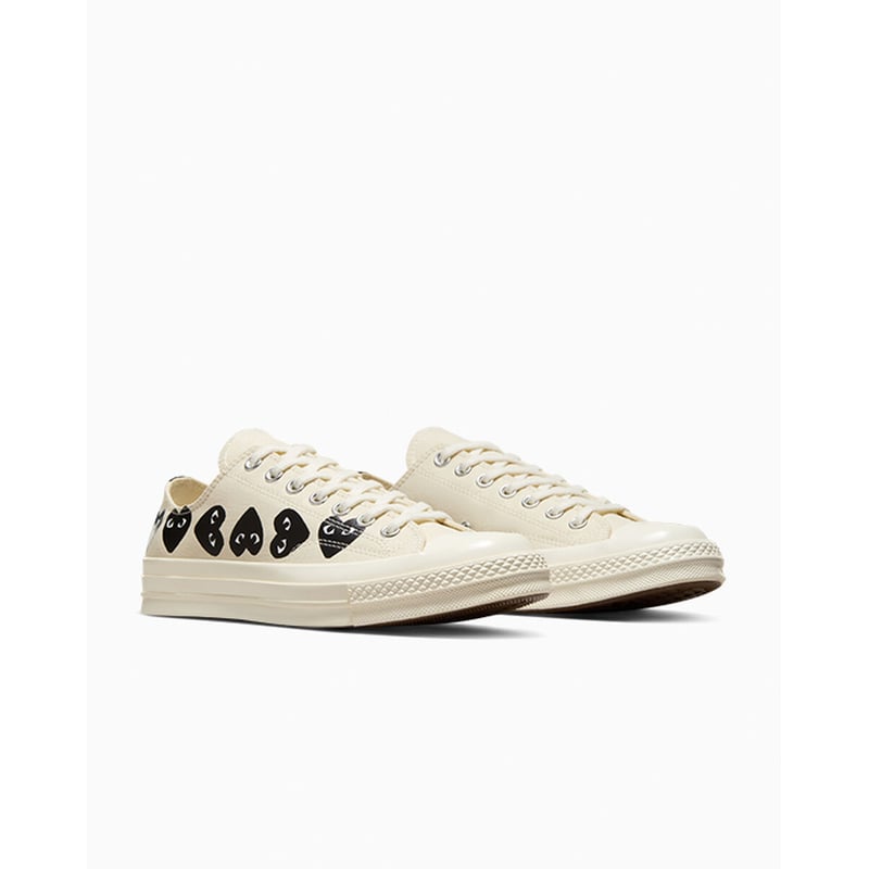 Converse Chuck 70 Low x Comme des Garçons PLAY ‘Multi Heart’ A08150C 05