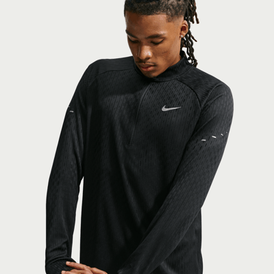 Nike Stride Aero-FIT 1/2-Zip Mid Layer Top "Black" | Herren | | 01 | SPORTSHOWROOM
