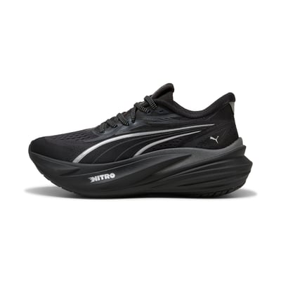 PUMA MagMax NITRO 2 Brightstride juoksukengät "Black & Silver" | Naiset | Juoksu | 01 | SPORTSHOWROOM