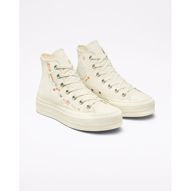 Converse Chuck Taylor All Star Lift Platform High ‘Embroidered Floral’ A01586C 04