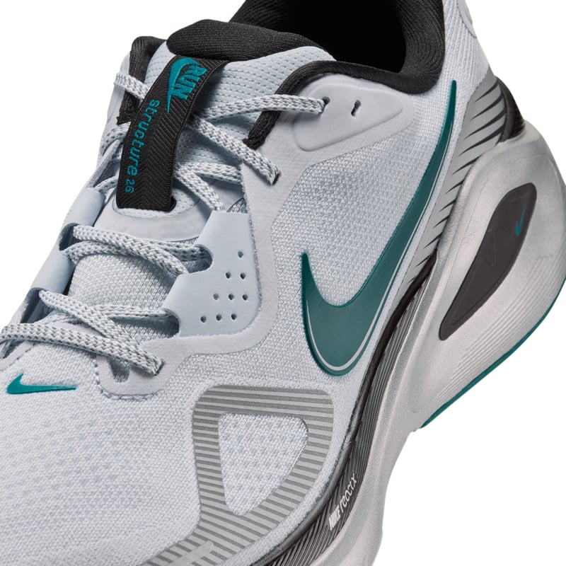 Nike Structure 26 futócipők "Football Grey & Bright Spruce" | Férfi | Futás | 07 | SPORTSHOWROOM