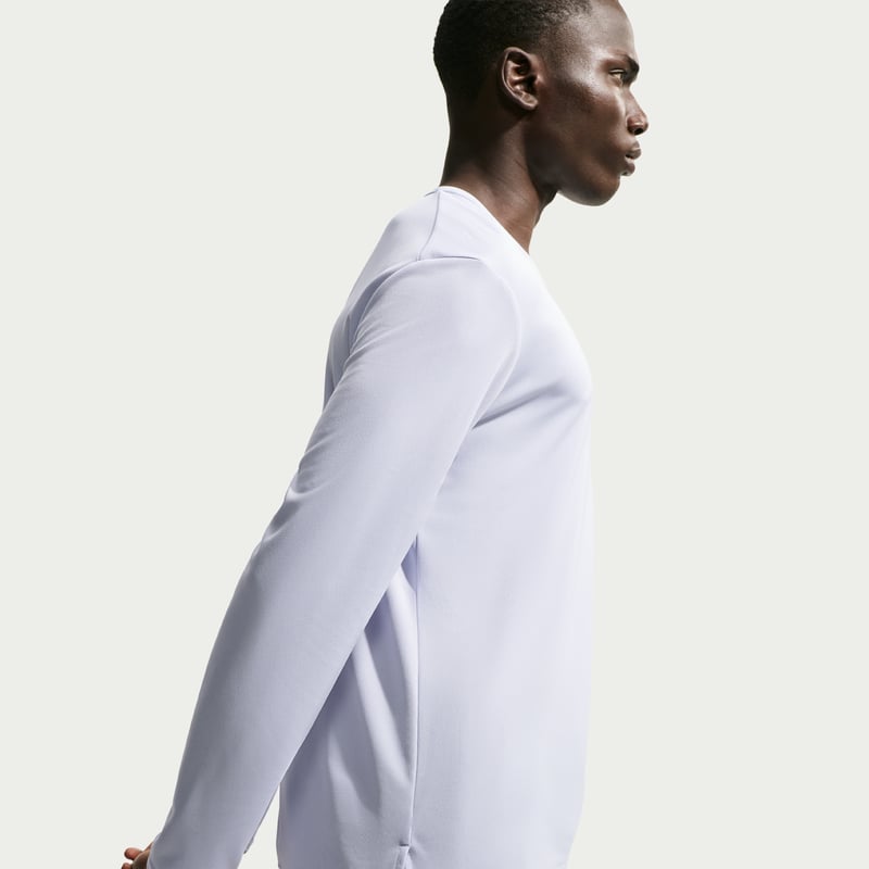 Nike Miler Dri-FIT Long-Sleeve Shirt "Ghost" | Heren | Hardlopen | 02 | SPORTSHOWROOM