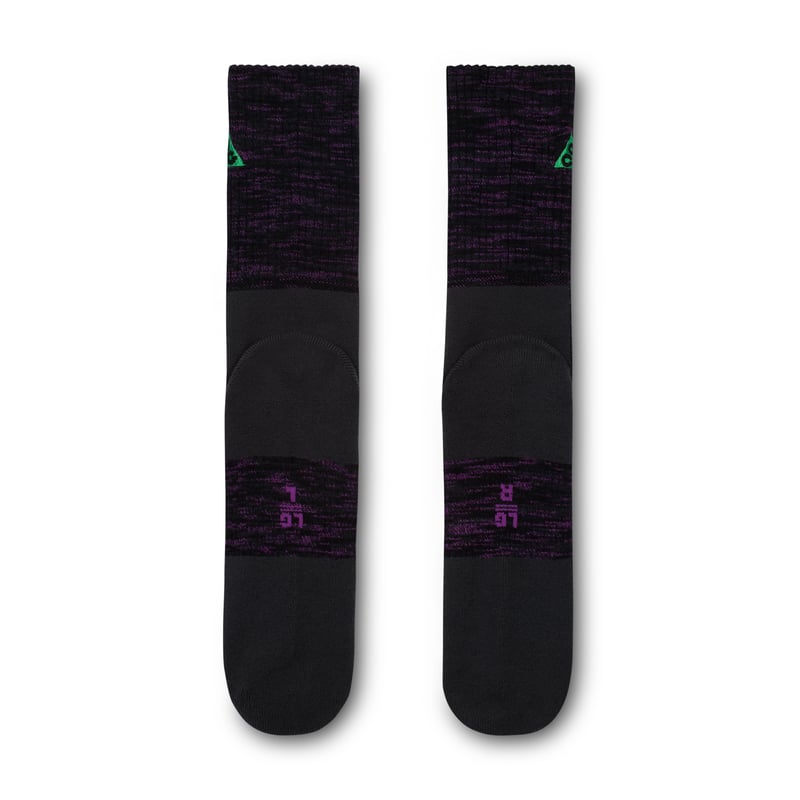 Nike ACG Everyday Cushioned Crew T-Shirt "Black & Vivid Purple" | Män & Kvinnor | | 03 | SPORTSHOWROOM