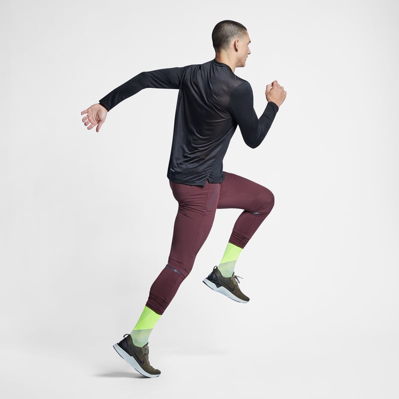 Nike Miler Dri-FIT Long-Sleeve Shirt "Black" | Men | Running | 03 | SPORTSHOWROOM