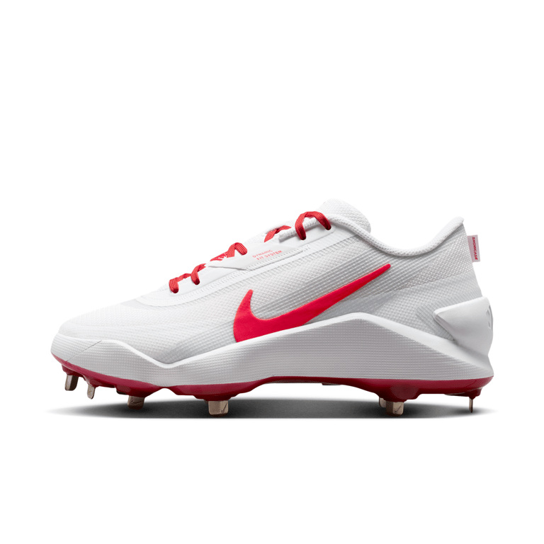 Nike Diamond Showcase MTL honkbalschoenen "White & University Red" | Heren | Honkbal | 01 | SPORTSHOWROOM