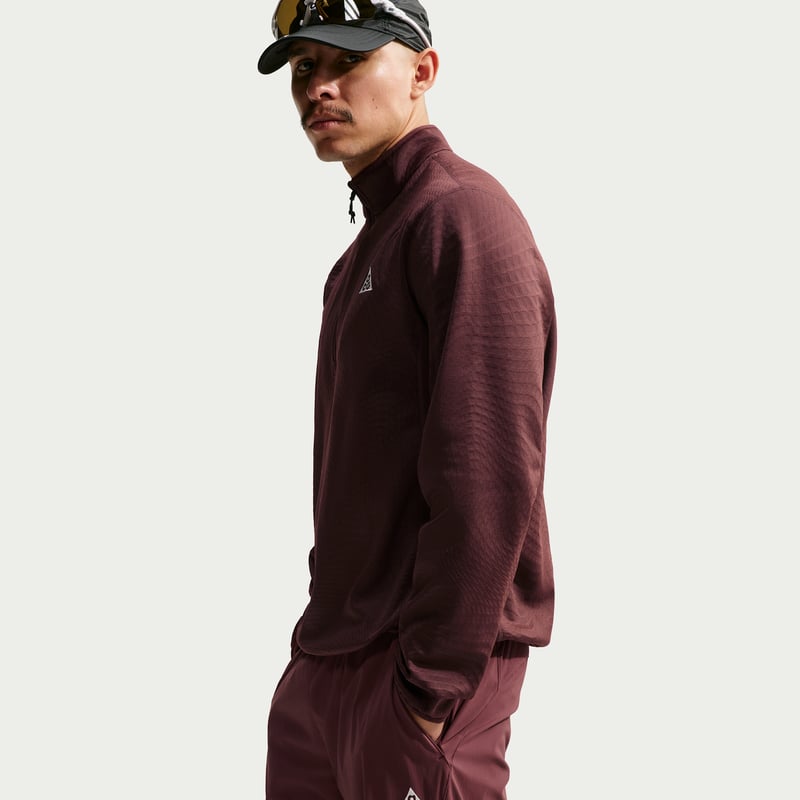 Top Nike ACG "Wolf Grid" Men's Therma-FIT 1/2-Zip "Mystic Dates & Tattoo" | Moški | Planinarjenje | 03 | SPORTSHOWROOM