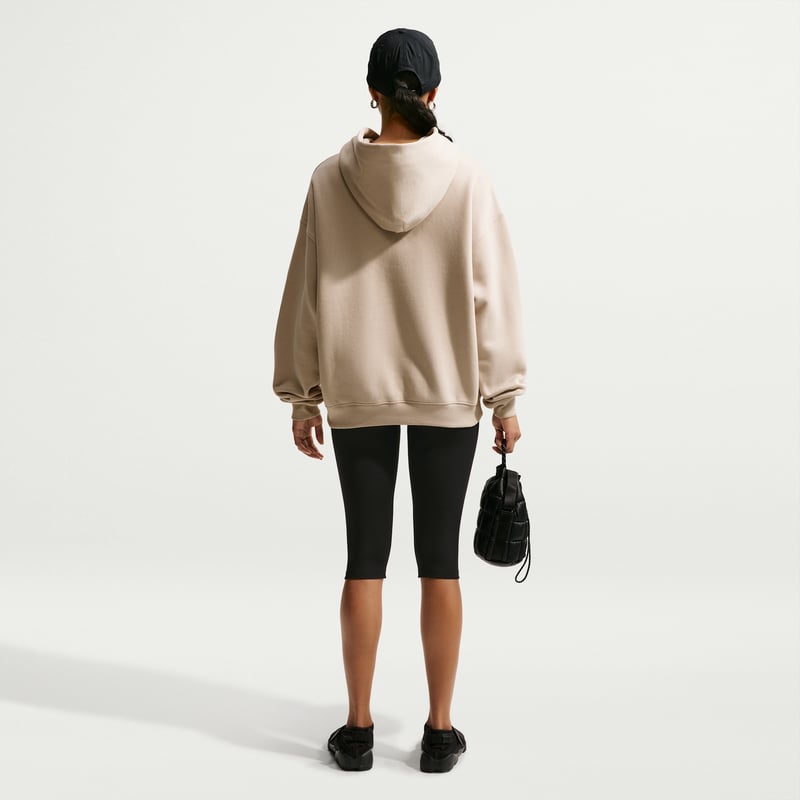 Nike Studio Fleece Medium Weight Oversized Pullover Hettegenser "Cream II & Sail" | Dame | | 04 | SPORTSHOWROOM