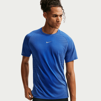 Nike Stride Aero-FIT Shirt "Old Royal & Aluminum" | Herren | Laufen | 01 | SPORTSHOWROOM
