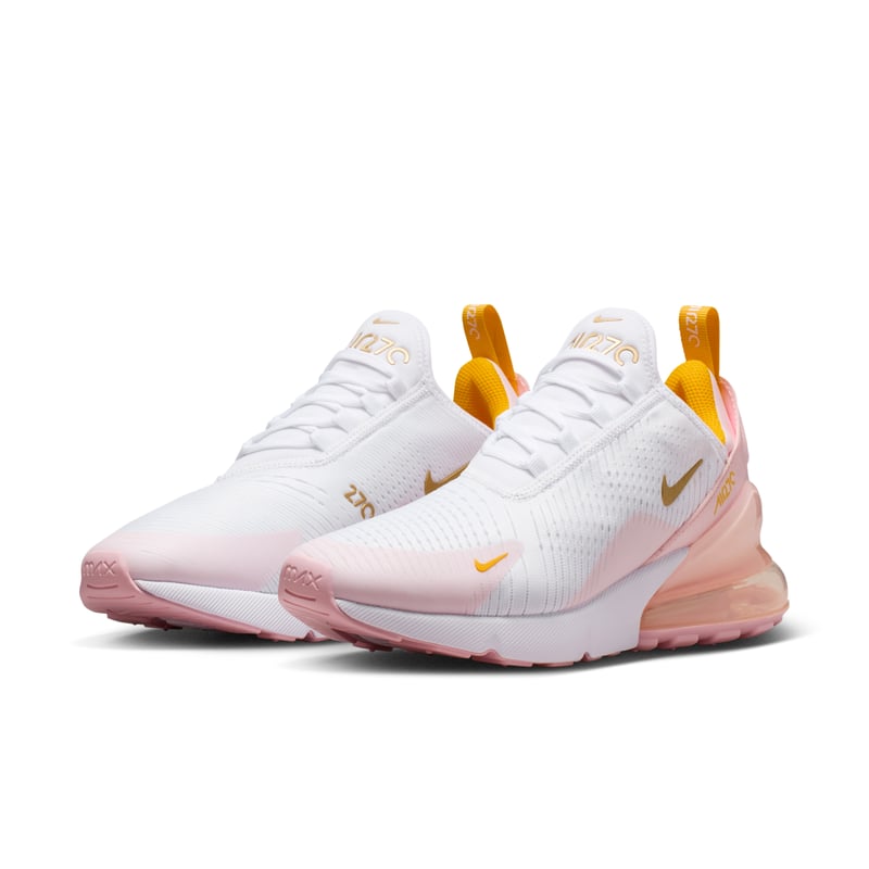 Nike Air Max 270 sneakers "University Gold & Pink Foam" | Kvinnor | Sportstyle | 05 | SPORTSHOWROOM