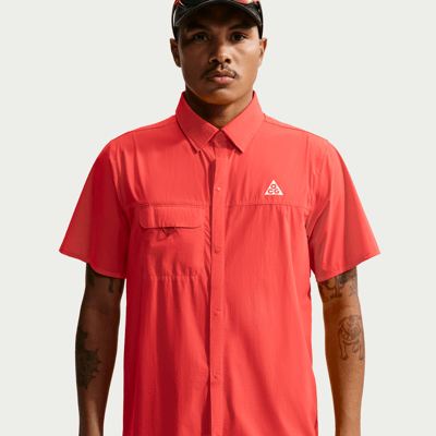 Nike ACG "Aireez" Button-Up Top "Light Crimson" | Herren | Outdoor | 01 | SPORTSHOWROOM