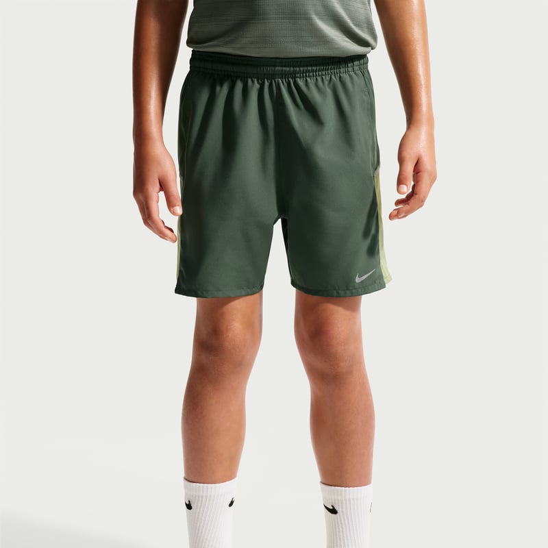 Nike Miler Dri-FIT Shorts "Camo Green & Dusty Olive" | Kinderen | | 02 | SPORTSHOWROOM