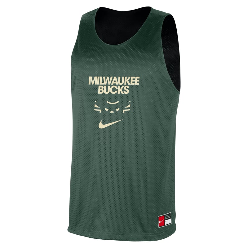 Nike Milwaukee Bucks Courtside NBA Mesh Practice FZ7768-323 01