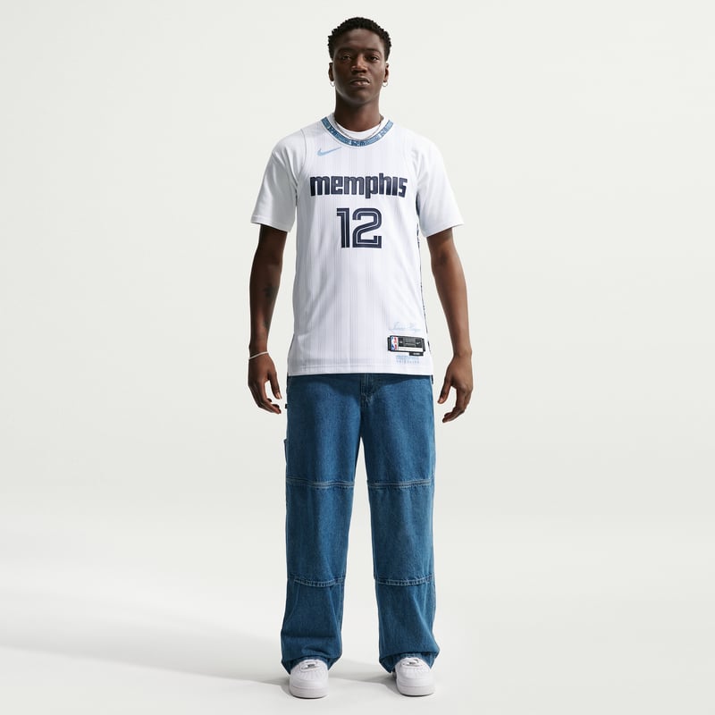 Nike Ja Morant Memphis Grizzlies City Edition Dri-FIT ADV NBA Authentic Paita "White" | Miehet | Koripallo | 07 | SPORTSHOWROOM