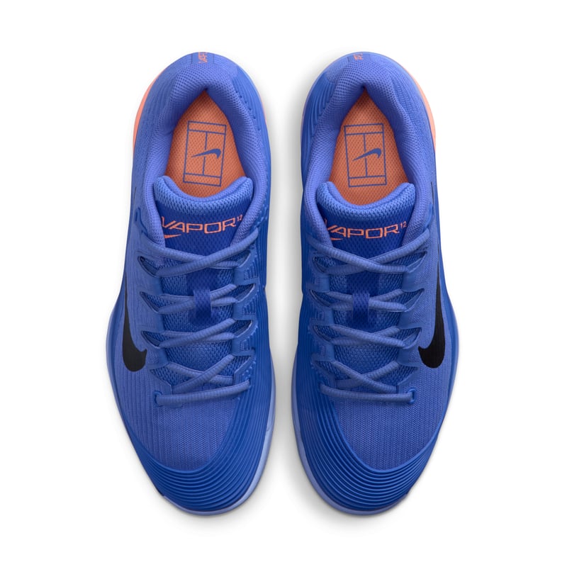 Nike Vapor 12 tennisskor "Sapphire & Orange Pulse" | Kvinnor | Tennis | 04 | SPORTSHOWROOM