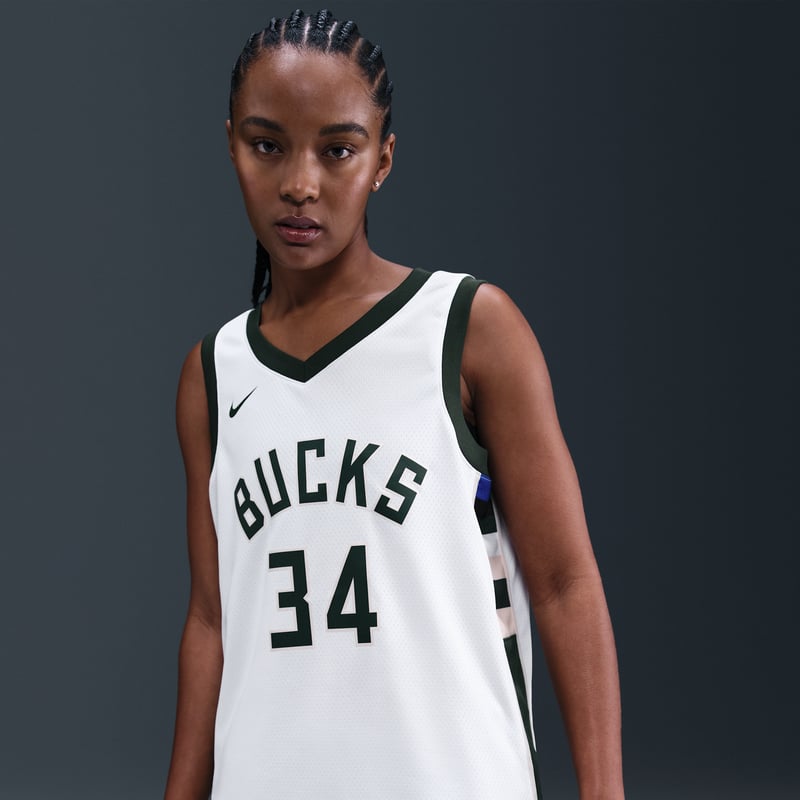 Nike Milwaukee Bucks Association Edition Dri-FIT NBA Swingman DN2084-100 02