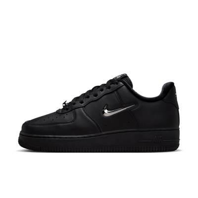 Nike Air Force 1 '07 ‘Chrome Swoosh’ sneakers "Black" | Dame | Sportstyle | 01 | SPORTSHOWROOM