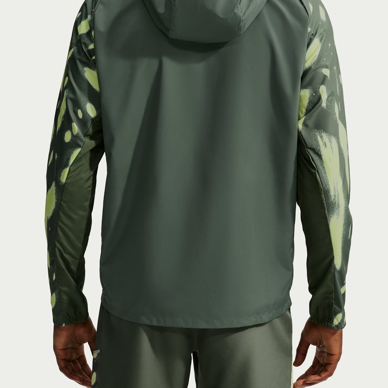 Chaqueta Nike Miler Repel UV Printed "Camo Green" | Hombre | Correr | 02 | SPORTSHOWROOM