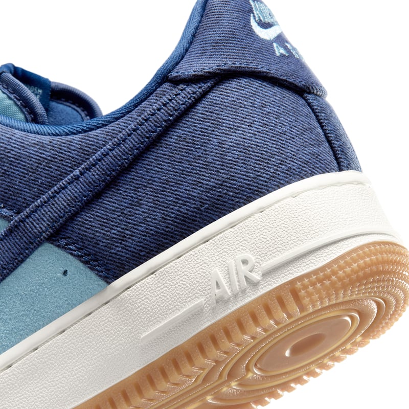 Nike Air Force 1 '07 LV8 ‘Denim’ Sneaker "Navy & Worn Blue" | Herren | Sportstyle | 08 | SPORTSHOWROOM