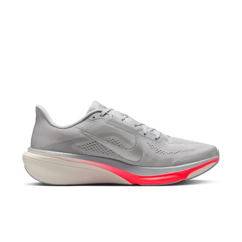 Nike Pegasus 42 running shoes "Wolf Grey & Flash Crimson" | Men | Running | 03 | SPORTSHOWROOM