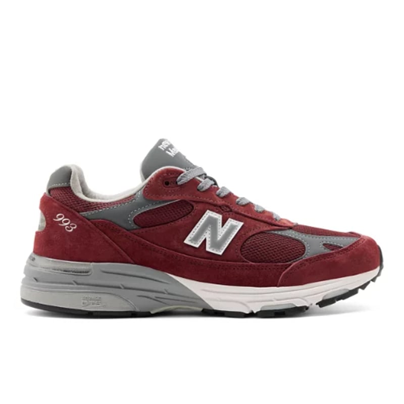 New Balance 993 Made in USA Sneaker "Classic Crimson & Grey" | Damen & Herren | Sportstyle | 02 | SPORTSHOWROOM
