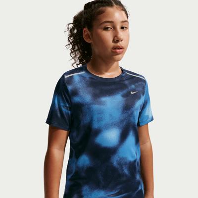 Nike Miler Dri-FIT Shirt "Football Blue & Midnight Navy" | Kinder | Laufen | 01 | SPORTSHOWROOM