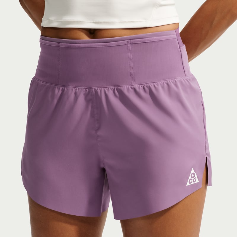 Nike ACG Dri-FIT 4" Brief-Lined Shorts "Violet Dust & Mineral Slate" | Women | Outdoor | 02 | SPORTSHOWROOM