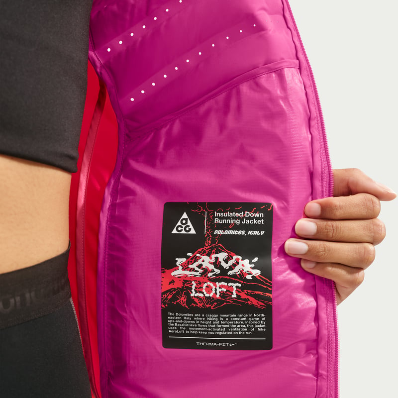 Nike ACG 'Lava Loft' Therma-FIT Jacket "Desert Pink & Light Crimson" | Women | Outdoor | 06 | SPORTSHOWROOM