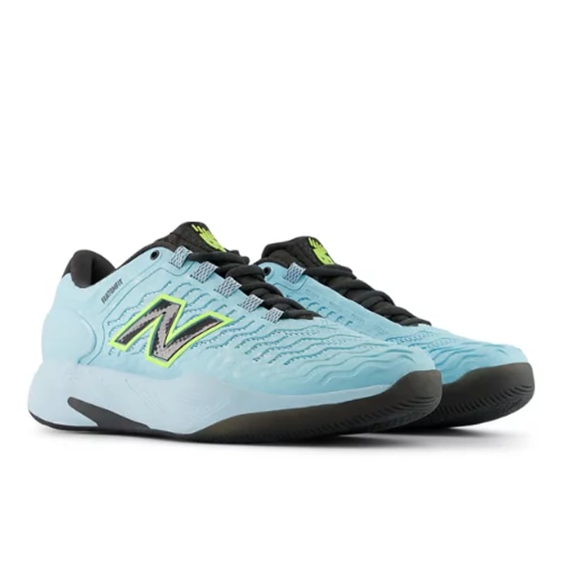 New Balance Fresh Foam X CT-Rally v2 tenniskengät "Glint Blue & Black" | Miehet | Tennis | 02 | SPORTSHOWROOM