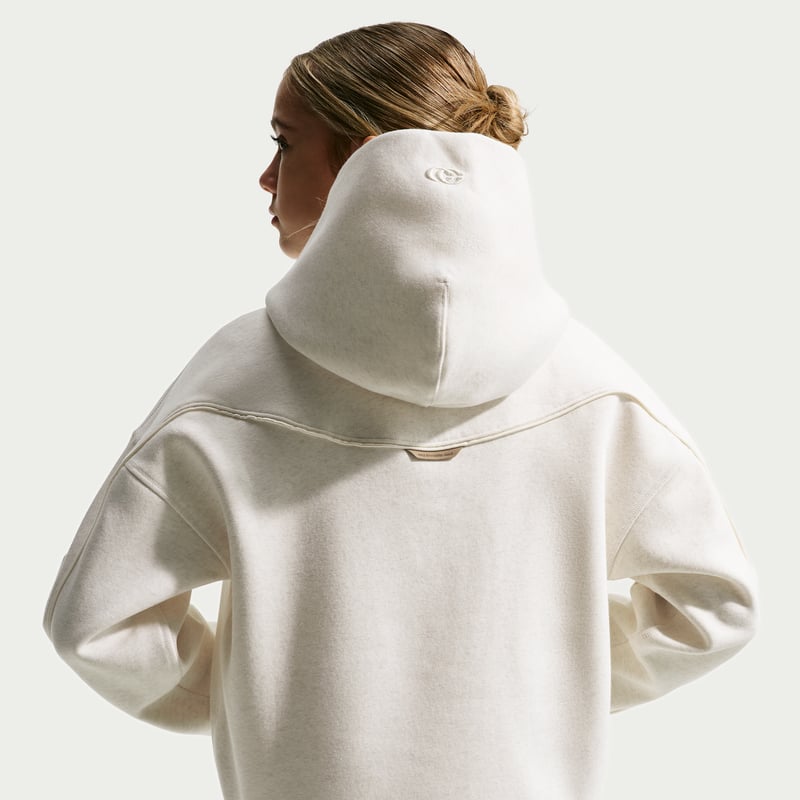 Nike Caitlin Standard Issue Therma-FIT Brushed Pullover Hoodie "Pale Ivory & Heather" | Heren & Dames | Basketbal | 04 | SPORTSHOWROOM