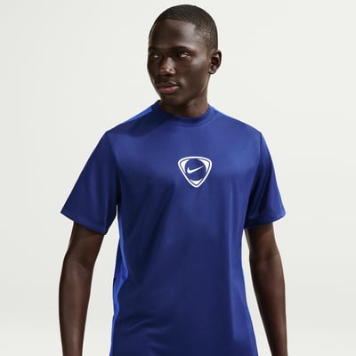 Camisola Nike Academy+ Dri-FIT "Blue Void & Game Royal" | Homem | Futebol | 00 | SPORTSHOWROOM