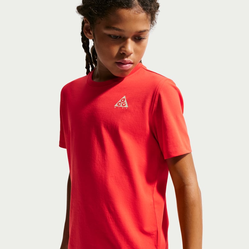 Nike ACG Dri-FIT Planet Earth Shirt "Light Crimson" | Kids | | 02 | SPORTSHOWROOM