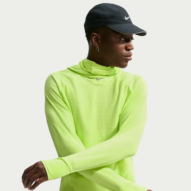 Top Nike Stride Therma-FIT Winterized Mid Layer "Light Lemon Twist" | Moški | Tek | 01 | SPORTSHOWROOM