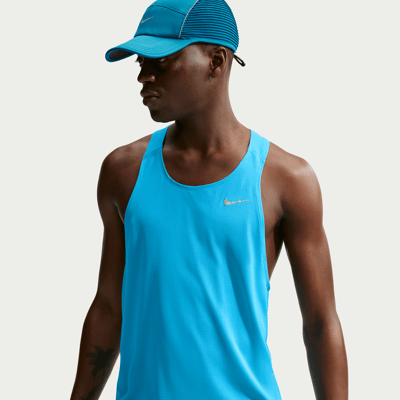 Haut Nike Fast Dri-FIT "Light Current Blue" | Homme | Course à pied | 01 | SPORTSHOWROOM