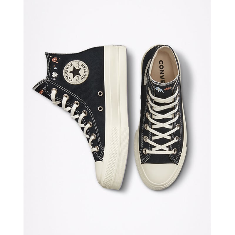 Converse Chuck Taylor All Star Lift Platform High ‘Embroidered Floral’ A01592C 05