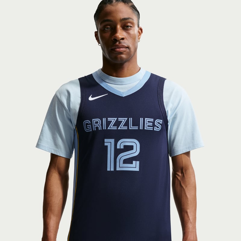 Nike Memphis Grizzlies Icon Edition 2020 NBA Authentic CW3449-419 03