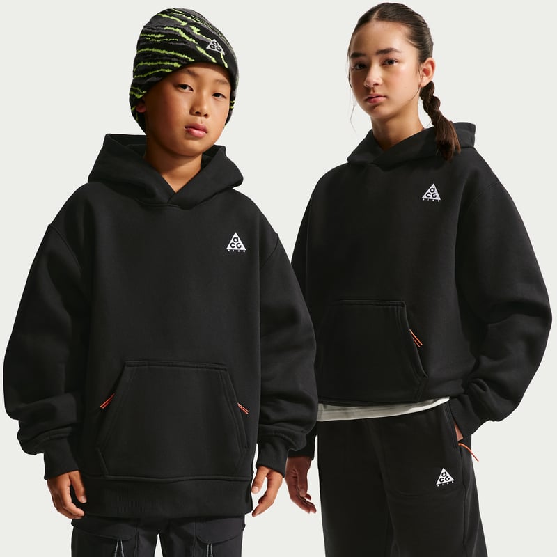 Nike ACG Relaxed Fleece Hettegenser "Black" | Barn | | 01 | SPORTSHOWROOM