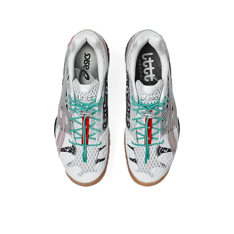Chaussures de tennis ASICS Gel-Resolution 5 x Little Tokyo Table Tennis "White & Red" | Homme | Tennis | 06 | SPORTSHOWROOM