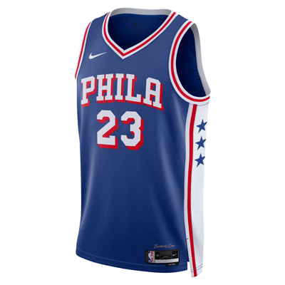 Tricko Nike LeBron James Philadelphia 76ers Icon Edition Dri-FIT NBA Swingman "Rush Blue" | Muži | Basketbal | 01 | SPORTSHOWROOM