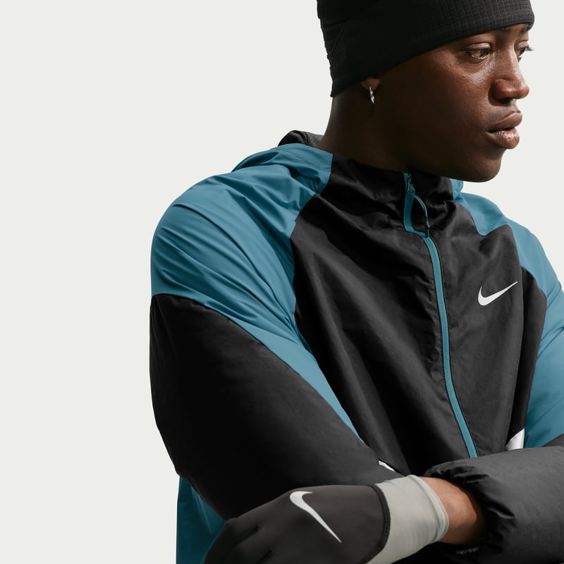 Nike Stride Therma-FIT Repel Winterized Jacket "Smoky Blue & Dark Smoke Grey" | Men | Running | 03 | SPORTSHOWROOM