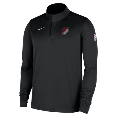 Top Nike Portland Trail Blazers Dri-FIT NBA 1/4-Zip "Black & White" | Uomo | Sportstyle | 01 | SPORTSHOWROOM