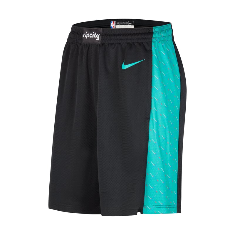Nike Portland Trail Blazers City Edition Dri-FIT NBA Swingman Shorts "Black" | Men | SportStyle | 01 | SPORTSHOWROOM
