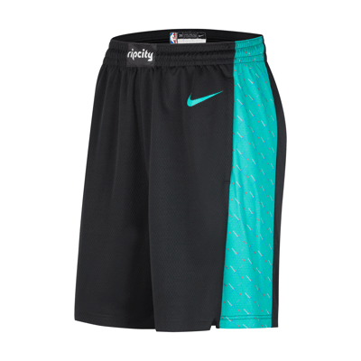 Pantaloncini Nike Portland Trail Blazers City Edition Dri-FIT NBA Swingman "Black" | Uomo | Sportstyle | 01 | SPORTSHOWROOM
