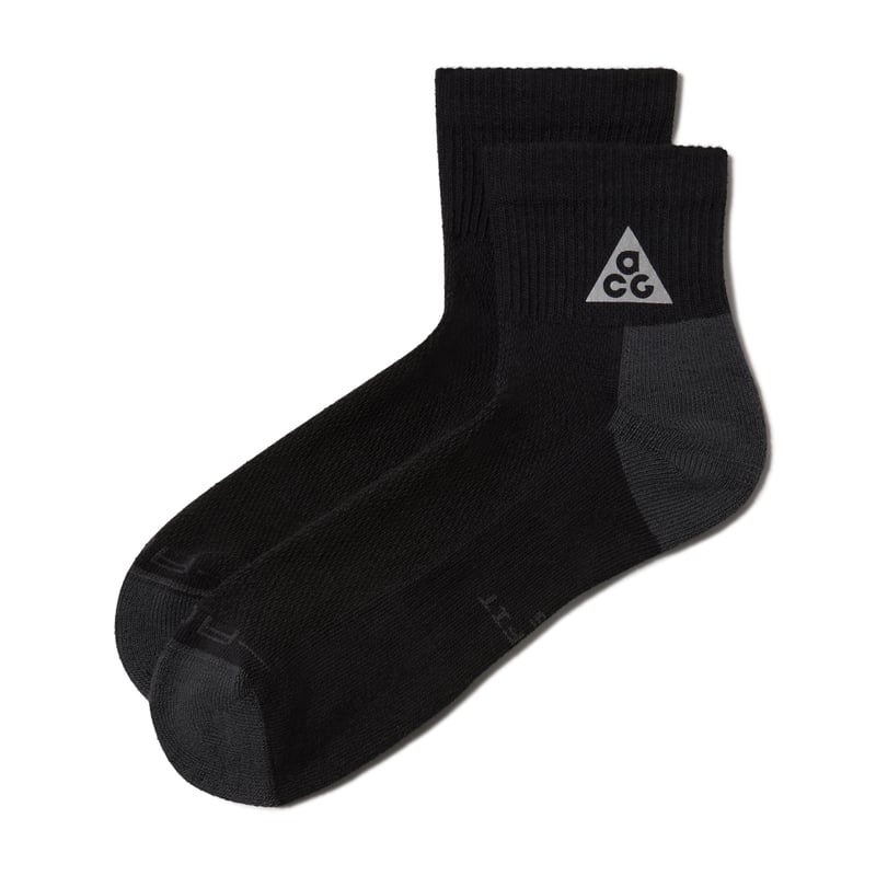 Nike ACG Everyday Elevated Socks "Black & Dark Smoke Grey" | Men & Women | | 01 | SPORTSHOWROOM