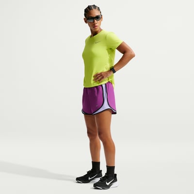 Short Nike Tempo Dri-FIT Mid-Rise Brief-Lined "Bold Berry & Purple Pulse" | Femme | Course à pied | 01 | SPORTSHOWROOM