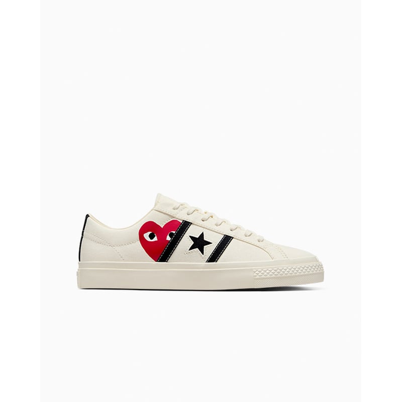Converse One Star Academy Pro x PLAY Comme des Garçons A09878C 01