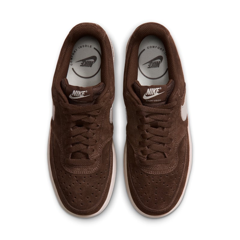 Nike Court Vision Low SD Premium sneakers "Cacao Wow & Soft Pearl" | Dames | Sportstyle | 04 | SPORTSHOWROOM